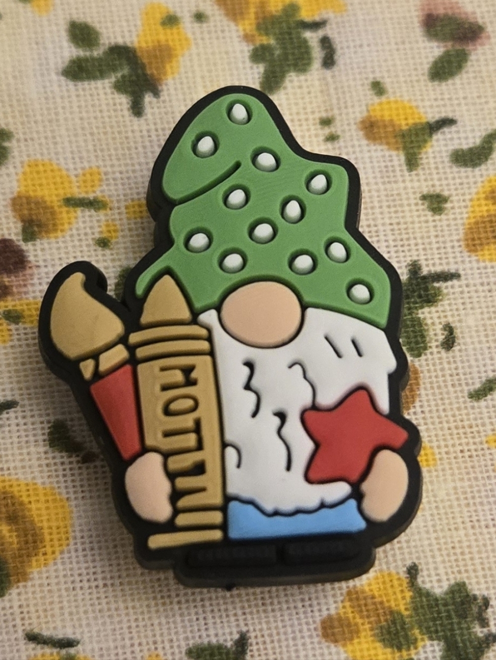 3/$10 Artist Gnome Croc Charm